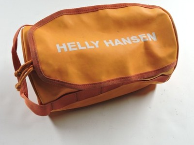 Helly Hansen Orange Kulturtasche Kulturbeutel Reisetasche Camping Segeln Handgelenktasche 3L