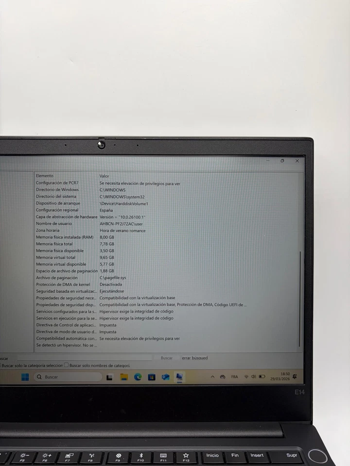 Lenovo ThinkPad E14 · i5-10210U · 8GB · 512GB, photo 3 sur 5