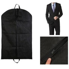 Suit  Garment bag Dress Cover/ Storage/ Travel Bag dust proof Breathable Black