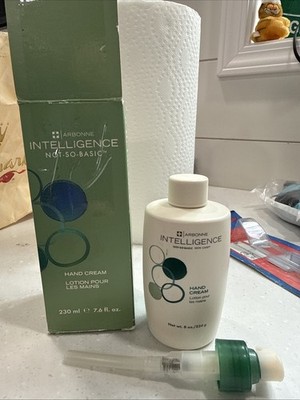 Arbonne Intelligence Not So Basic Hand Cream 7.6 oz Full Size New With Pump