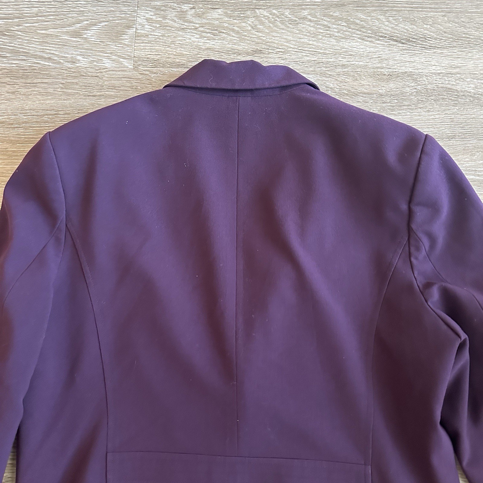 Apostrophe Essentials Blazer Suit Jacket Burgundy… - image 13