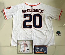 Chas McCormick Signed Jersey Houston Astros Beckett BAS COA