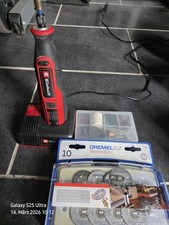 Einhell TE-MT 7,2 Li Gravier- und Schleifwerkzeug 7,2 V , Zubehör und Ladegerät