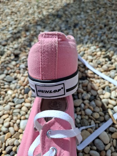 Pink Dunlop The Green Flash Shoe Company Trainers / Pumps Size 5.5 - Picture 3 of 7