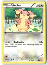 Audino (#18) 18/30 Common BW Trainer Kit: Excadrill & Zoroark Pokemon Near Mint