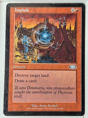 Implode - Planeshift - Magic the Gathering MTG Nice!