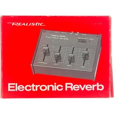 Realistic 32-1110B Electronic Reverb, Delay, Repeat, Mic & Line In/Out - VTG NEW