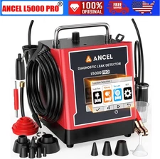ANCEL L5000PRO Automotive Smoke Machine With Pressure Decay Vacuum Test Detector