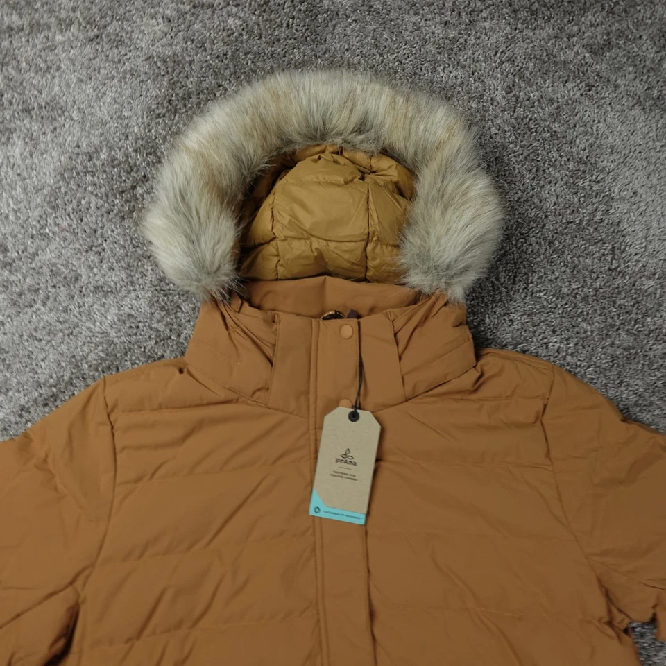 Chaqueta Prana Mujer Extra Grande Shiroma Puffer Down Abrigo Bomber Foto 2 de 4