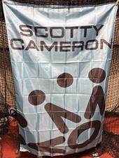 Golf Putter Banner Flag 4ft x 6ft Golf Flag Man Cave Golf Simulator SC