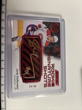 Juraj Slafkovsky 23-24 Engrained Rookie Signature Shots Red Stick, RPA /45
