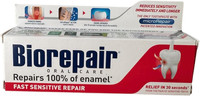 Biorepair Fast Sensitive Toothpaste 75Ml (Pack of Two) Repairs Damaged Tooth