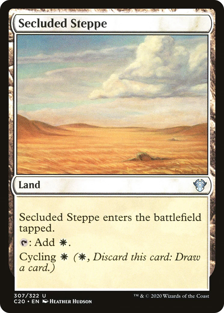 Secluded Steppe [Commander 2020] Magic MTG