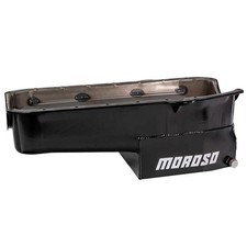 Moroso 21316 Circle Track Oil Pan Sbc Chevy 350 2prm W Driver Side Dipstick