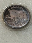 Vintage Johnson Matthey Alaska 1 oz .999 Silver Round Toned & Mint Sealed ~ RARE