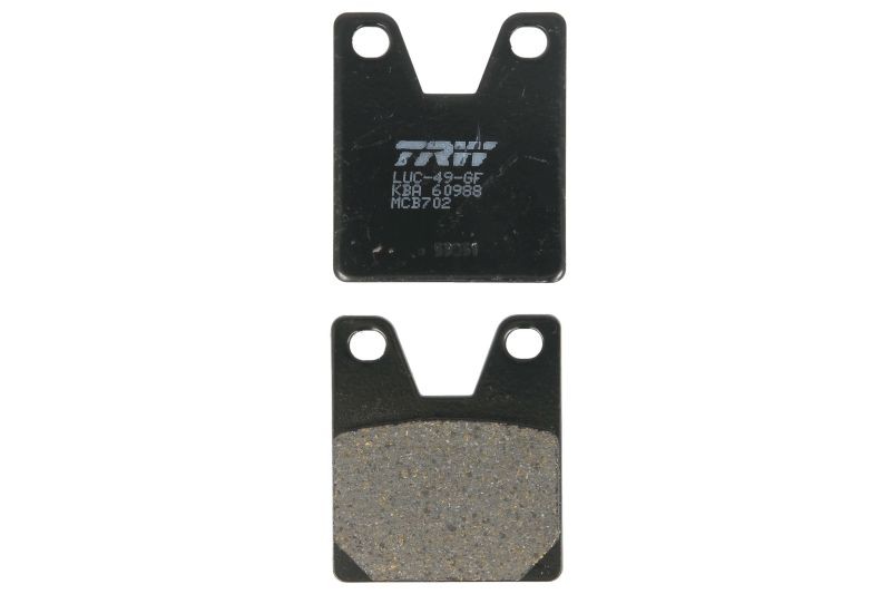 Fits TRW MCB702 Brake pads MCB702  organic, intended use offroad/route/scooters