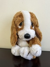Vintage Applause 1980  s Sad Sam Hound Jr. Dog Plush Stuffed Animal Classic 9"