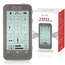 VERVE TENS EMS Muskelstimulator Reizstrom Gerät gegen Schmerzen Massage Therapie