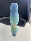 Van Briggle pottery Ming blue bud vase 6 1/2 “tall