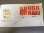 GB STAMPS RARE FIRST DAY COVER MACHIN BOOKLET DEFINITIVES REF NUMBER 6135