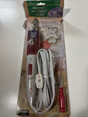 Clover Mini Iron II ''The Adapter'' For Sewing, Quilting & Crafting 9100