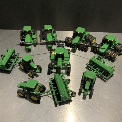 Mainstreet Ertl John Deere 8 Piece Lot With 4710 Sprayer 1/64 Scale
