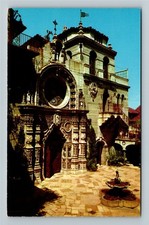 RiversideCA-California Mission Inn Portal St Francis Chapel Vintage Postcard