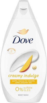 UNILEVER Dove Creamy Indulge Body Wash Shower Gel with Mango Nectar & Tropical, Floral No