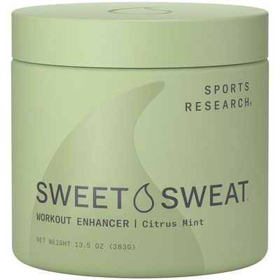 Sweet Sweat Citrus Mint Workout Enhancer Gel Maximize Exercise Faster 13.5oz