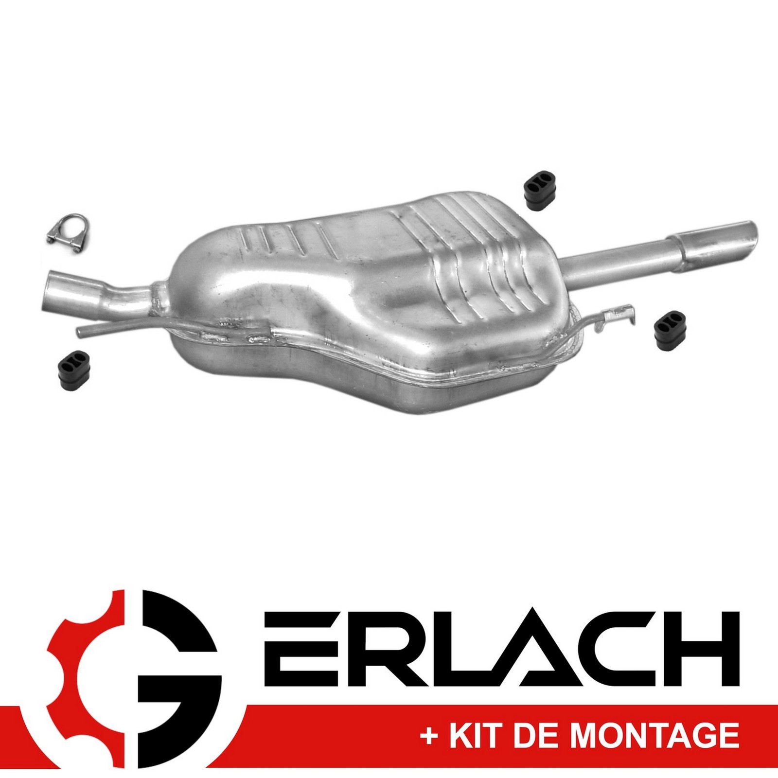 Silencieux arrière Opel Astra G berline pour réparer un échappement bruyant ou corrodé