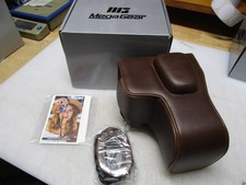 Faux Leather Case Compatible with Nikon Coolpix P950 BROWN NEW IN BOX