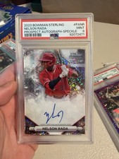 2023 Bowman Sterling Prospects Nelson Rada PA-NR Auto PDA 9Speckle Refractor LA