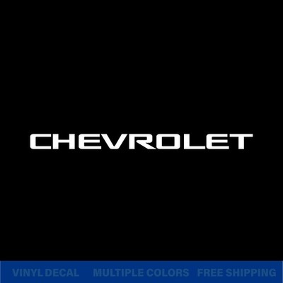 Chevrolet Script Logo Vinyl Decal Sticker for Car Truck SUV Waterproof