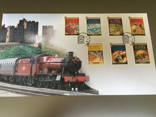 GB STAMPS NORTH YORKSHIRE MOORS RAILWAY FIRST DAY COVER 2007 HARRY POTTER