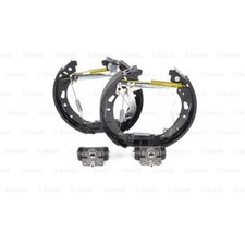 BOSCH Bremsbackensatz Bremsbacken hinten mit Zubehör für Mazda 2 DE_ DH_3 DE