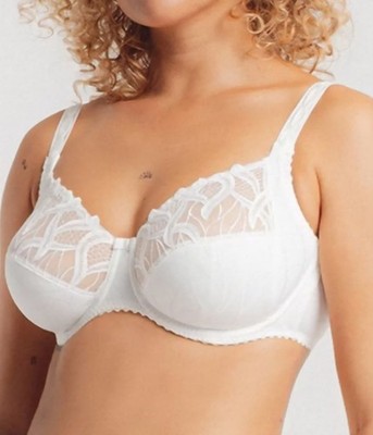 Louisa Bracq JULIA Full Cup Underwired Bra 42F (Ivory)  RRP £97.99