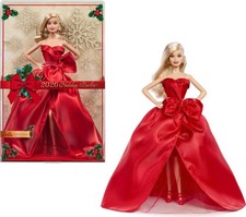 Barbie Signature 2026 Collectible Holiday Doll and Doll Stand