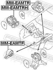 Support moteur Mitsubishi GALANT