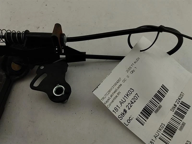 AUDI TT MK1 Convertible FWD Rear Trunk Latch Lock Actuator 00 01 02 03 04 05 06 - Image 4 of 4