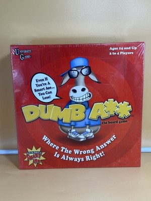 Dumb A** The Board Game University Games 2016 Ages 14+ 2-4 Players Sealed.