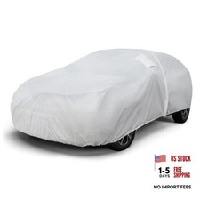 HYVEK Car Cover for Hatchback up to 175", Waterproof Hatch H2 166"-175" White