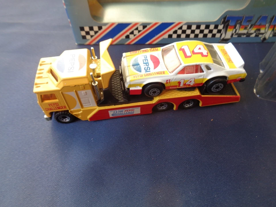 MATCHBOX TEAM TM 2 PEPSI 24 HR CHALLENGER TEAM SUPPORT 1984 - Immagine 3 di 4