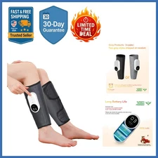 Portable Leg Massager for Circulation - 3 Intensities & Modes, Adjustable Size