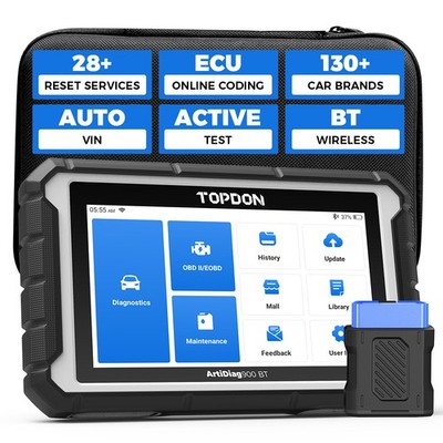 TOPDON AD900BT Bidirectional OBD2 Scanner Mechanical Key Coding Programmer Tool 