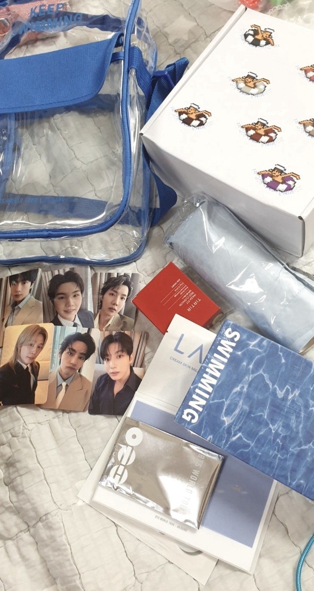 BTS Arirang Busan Concert Official Gift Full Set Keep Swimming Bag