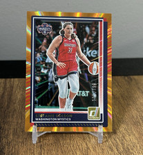 Panini 2025 Donruss WNBA Stefanie Dolson Washington Mystics Yellow Laser #30