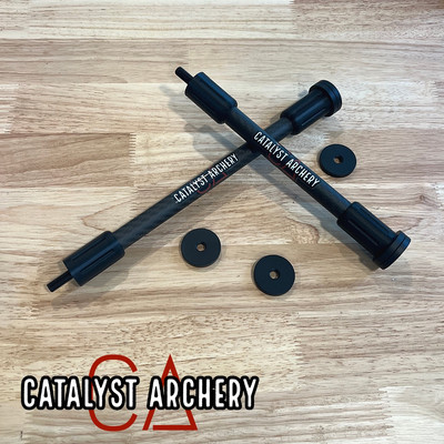 Hunting Stabilizer Set by Catalyst Archery 10 /8  Set. Includes 4 Oz of Weight.