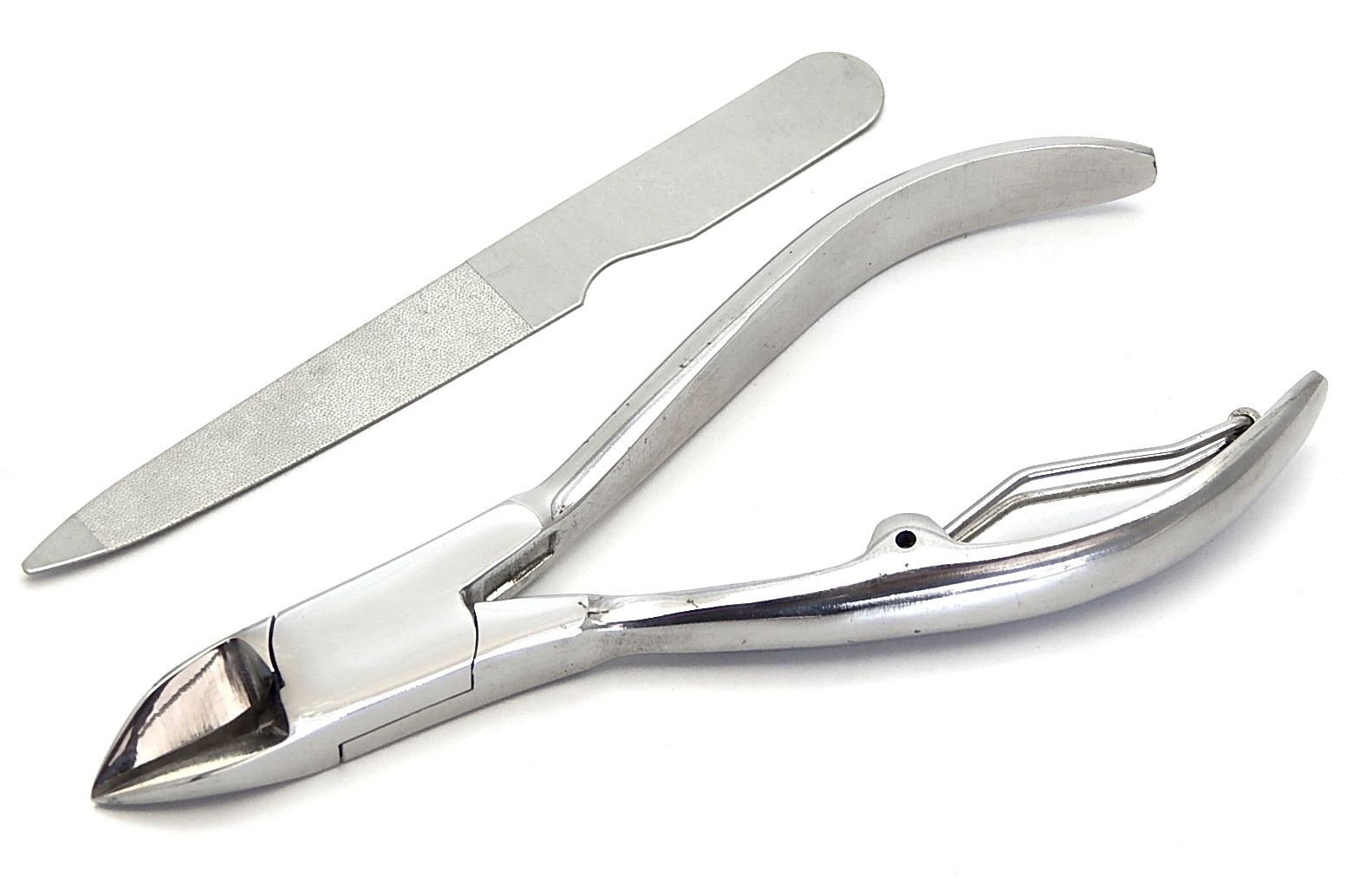 TOE NAIL CLIPPER CUTTER PEDICURE STAINLESS STEEL
