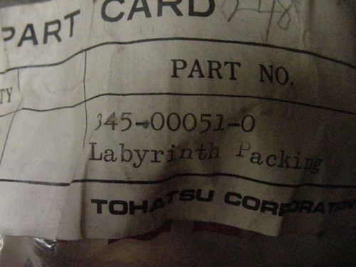 Nuevo embalaje TOHATSU NISSAN 345000510 Labyrinth - Imagen 2 de 2