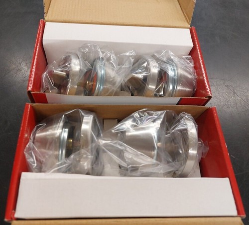 Hyper Tough Keyed Entry Deadbolts 2 Pk Single Cylinder Stainless Steel ~Lot of 2 - Picture 2 of 2